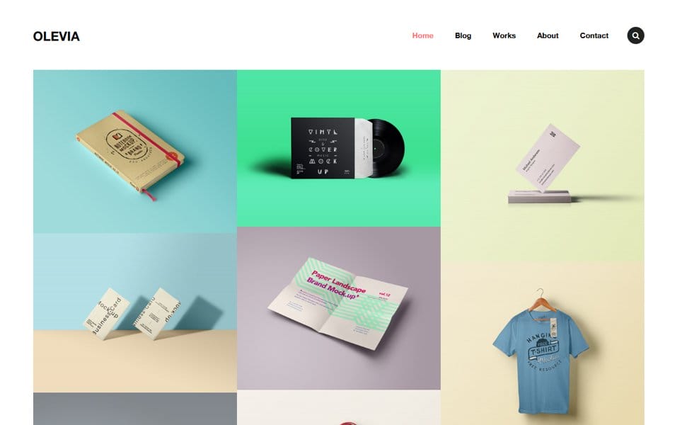 150+ Best Free Wordpress Portfolio Themes 2025 34 Olevia Responsive WordPress Theme