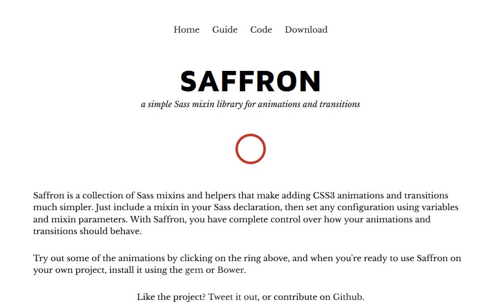 65+ SASS Mixins Library 9 Saffron