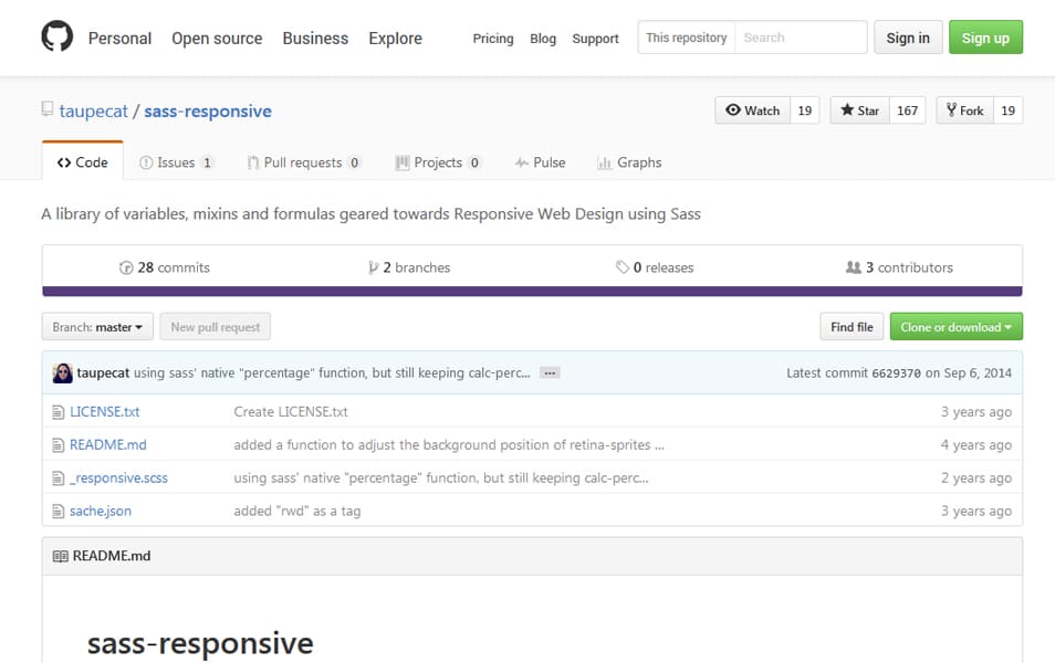 65+ SASS Mixins Library 48 Sass Responsive