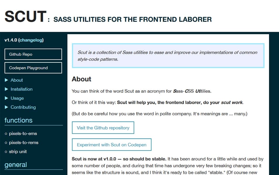 65+ SASS Mixins Library 7 Scut