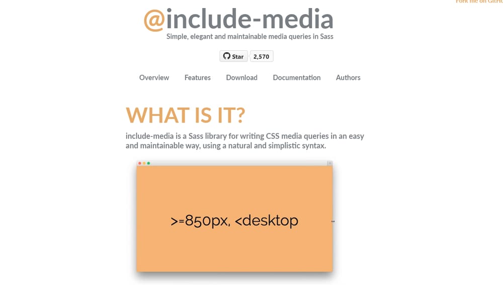 65+ SASS Mixins Library 25 include-media