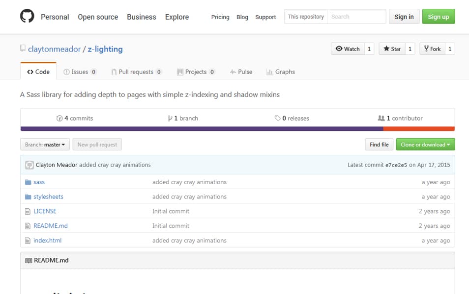 65+ SASS Mixins Library 41 z-lighting