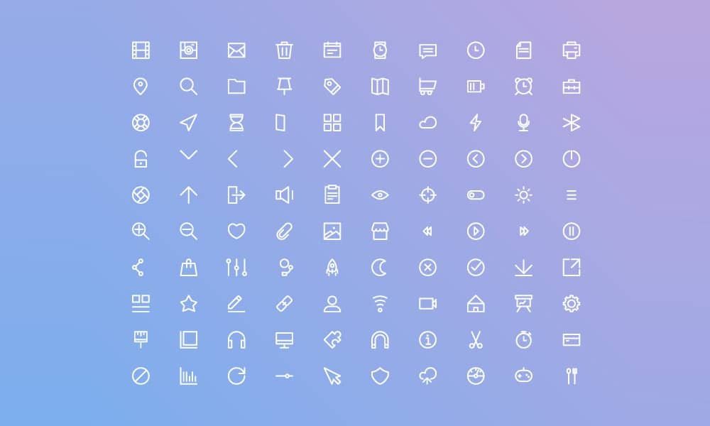 Free Resources For Designers From January 2016 45 Free Basic UI Icons