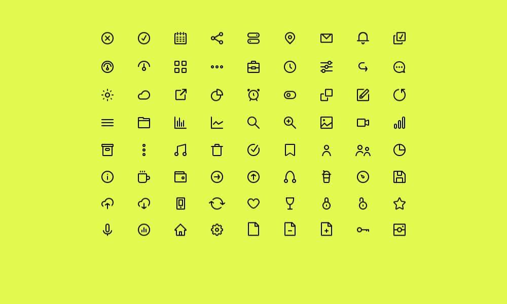 Free Resources For Designers From January 2016 49 Free Icons