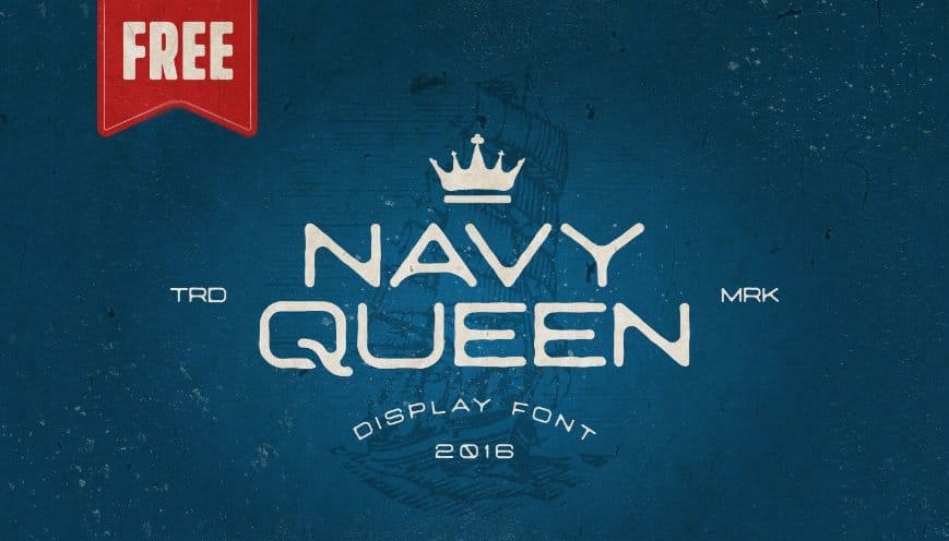 Free Resources For Designers From January 2016 59 NavyQueen Free Font
