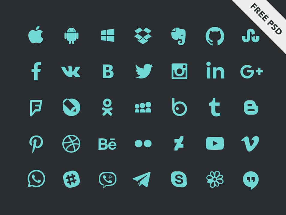 Social icons