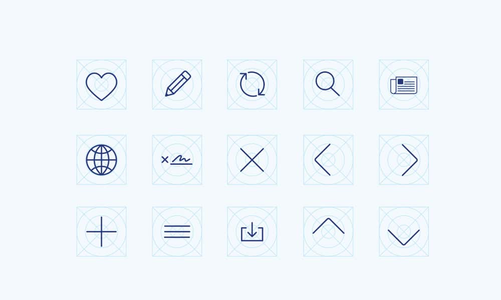 Free Resources For Designers From January 2016 50 Wireframing Icons