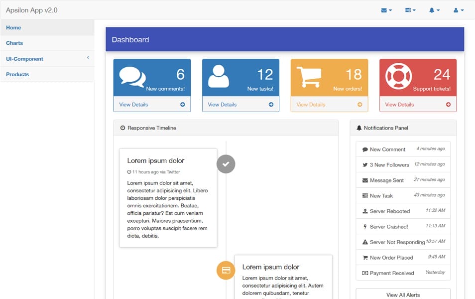 AngularJS Admin with Codeigntier