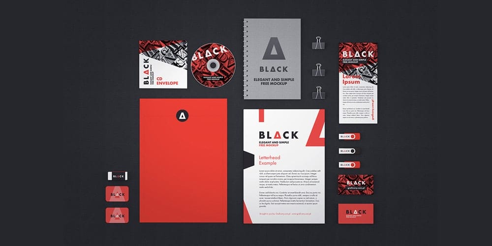  Free Corporate Identity Mockup PSD