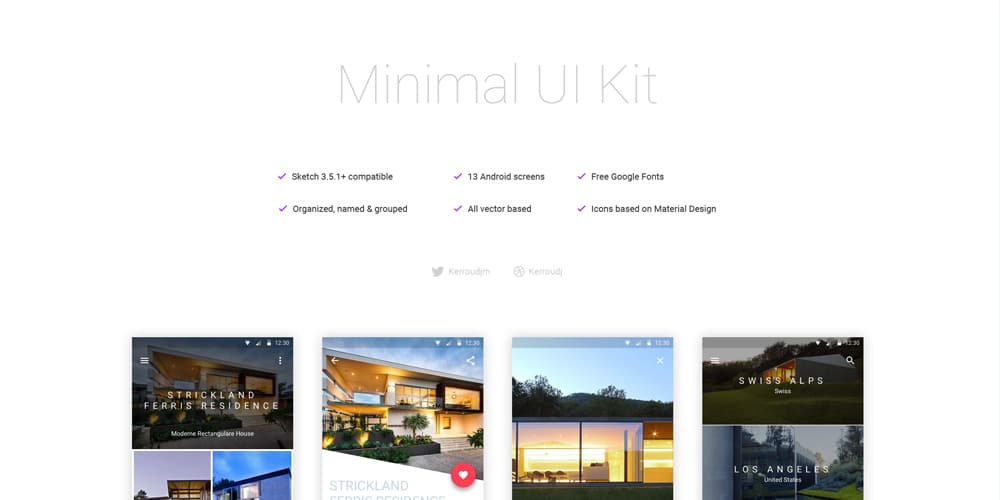 Minimal UI Kit