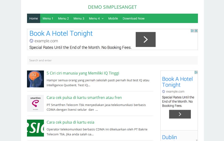 300+ Best Free Responsive Blogger Templates 2025 249 Simplesanget High CTR Adsense Responsive Blogger Template