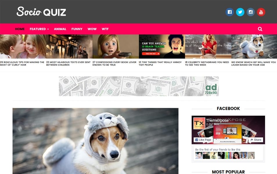 300+ Best Free Responsive Blogger Templates 2025 102 Socio - Viral & Buzz Responsive Blogger Template