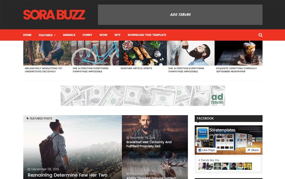 300+ Best Free Responsive Blogger Templates 2025 101 Sora Buzz Responsive Blogger Template