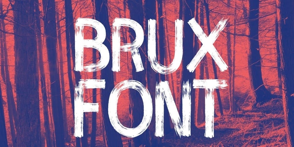200+ Great Free Fonts for Designers 569 Brux Font