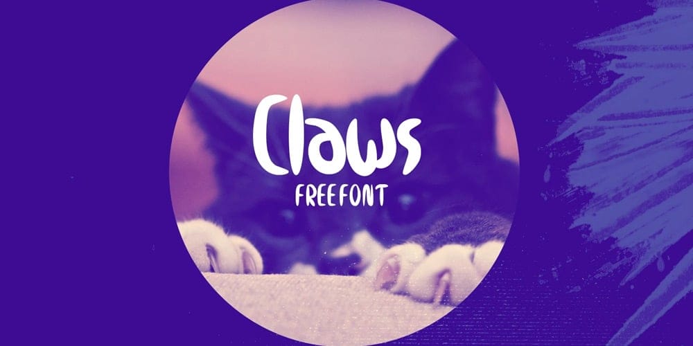 200+ Great Free Fonts for Designers 376 Claws Font