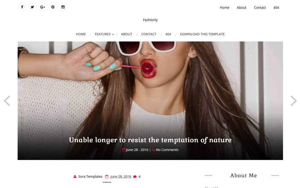 300+ Best Free Responsive Blogger Templates 2025 137 Fashionly Responsive Blogger Template
