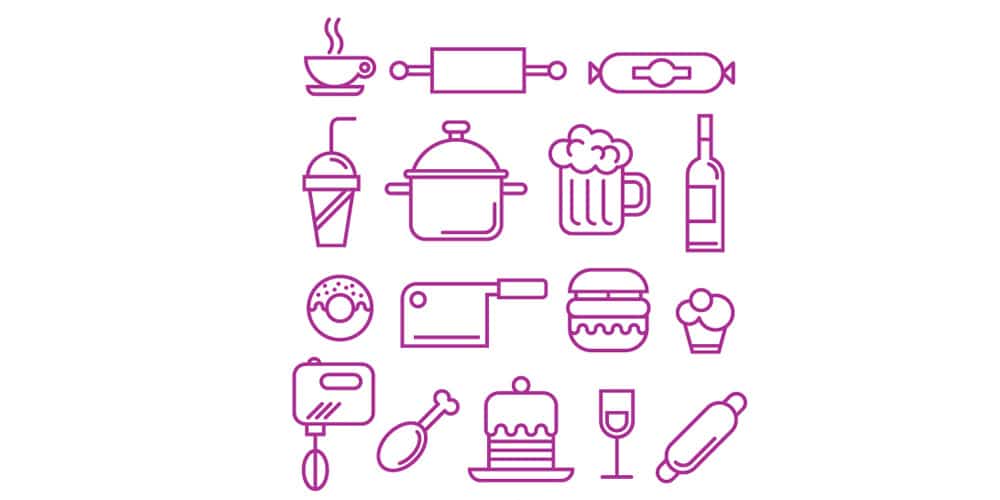 Best Free Icon Sets 2024 113 Food and kitchen Supplies Icons