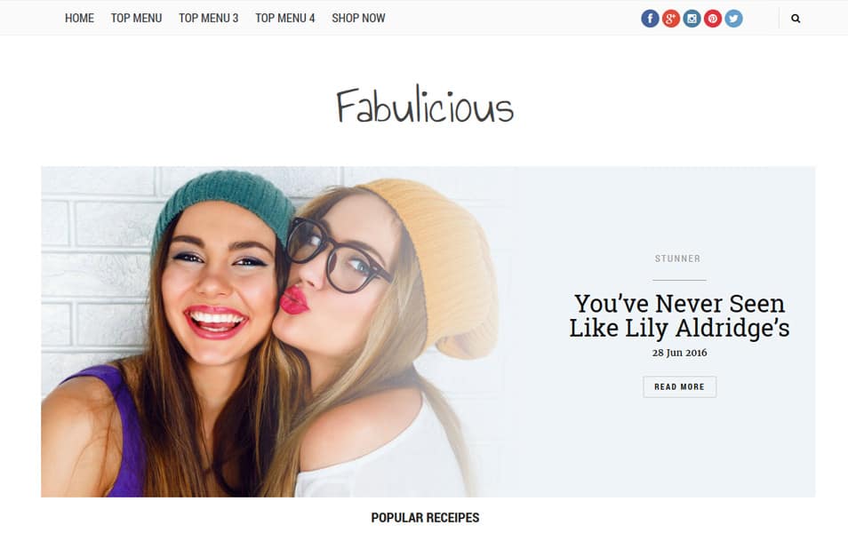 Foodlicious Responsive Blogger Template