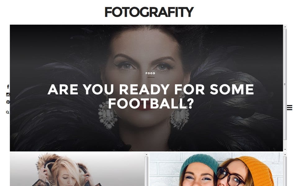 Fotografity Responsive Blogger Template