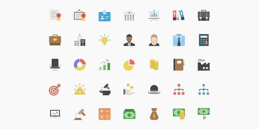 Best Free Icon Sets 2024 138 Free Flat Business Icons