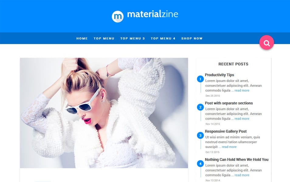 300+ Best Free Responsive Blogger Templates 2025 377 Material Responsive Blogger Template