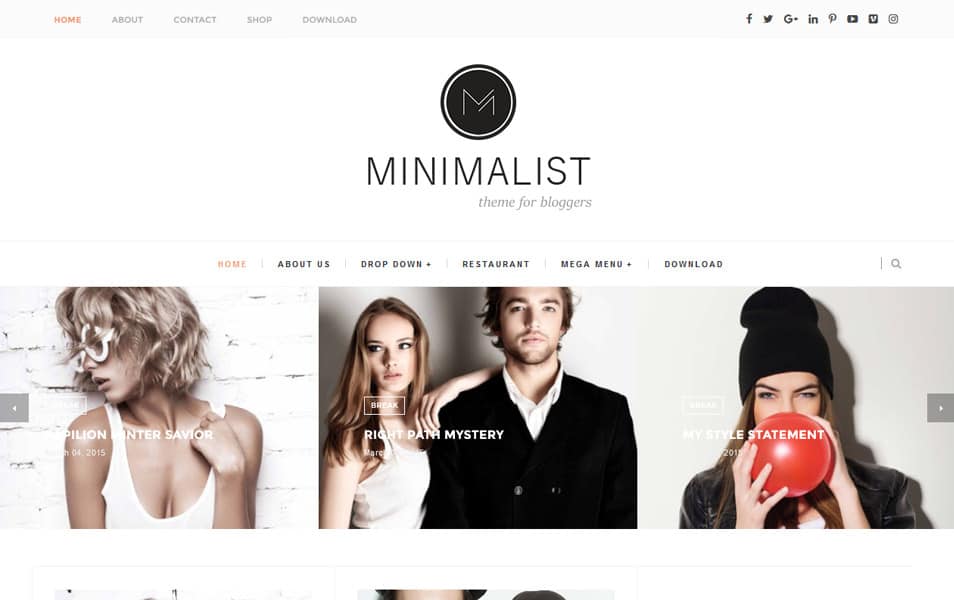 300+ Best Free Responsive Blogger Templates 2025 374 Minimalist Responsive Blogger Template