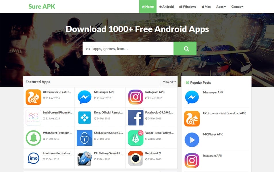 300+ Best Free Responsive Blogger Templates 2025 383 Sure APK Responsive Blogger Template