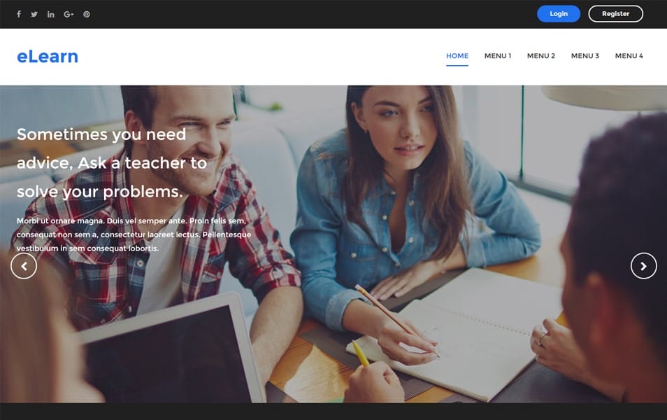 300+ Best Free Responsive Blogger Templates 2025 357 eLearn Responsive Blogger Template