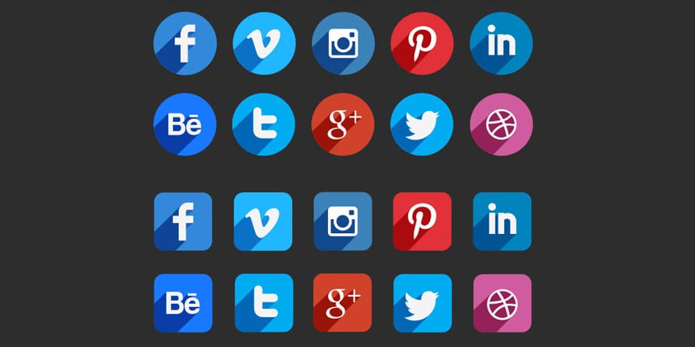 Best Free Icon Sets 2024 165 Free Social Media Icons