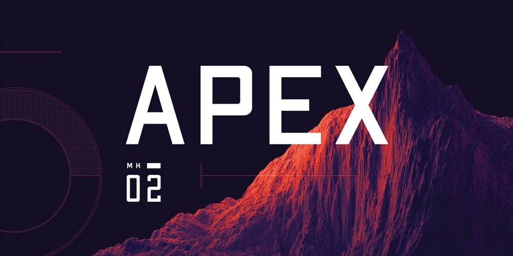 200+ Great Free Fonts for Designers 278 APEX Mk2 Font