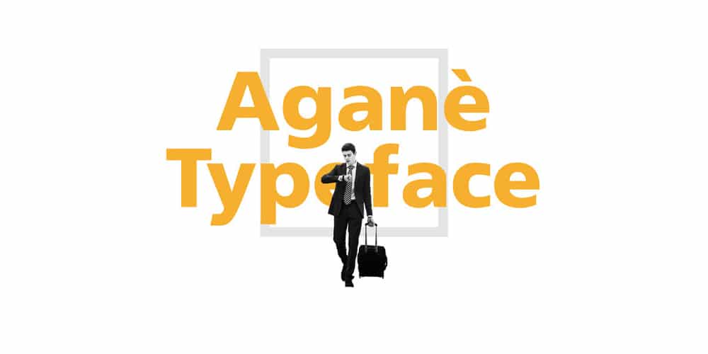 200+ Great Free Fonts for Designers 292 Agane Typeface