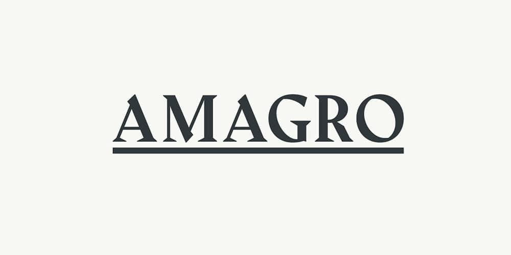 200+ Great Free Fonts for Designers 117 Amagro Typeface