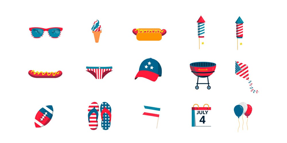 Best Free Icon Sets 2024 226 American Independence Day Icons