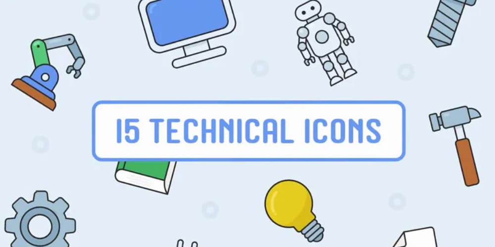 Best Free Icon Sets 2024 449 Animated Technical Icons