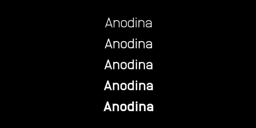 200+ Great Free Fonts for Designers 264 Anodina Font