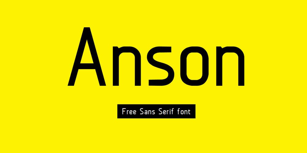 200+ Great Free Fonts for Designers 294 Anson Font
