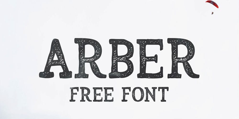 200+ Great Free Fonts for Designers 588 Arber Vintage Font