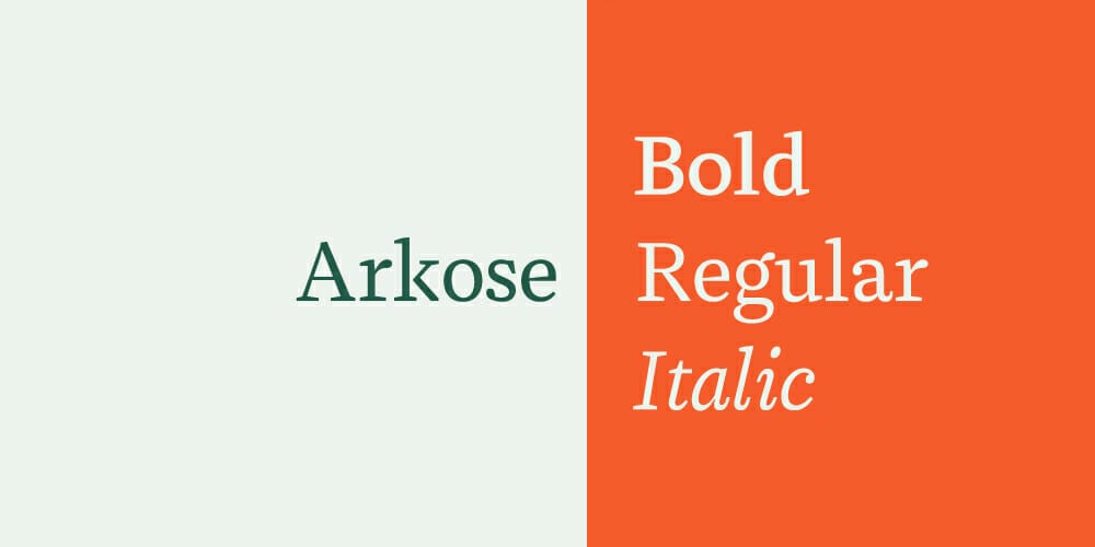 200+ Great Free Fonts for Designers 50 Arkose
