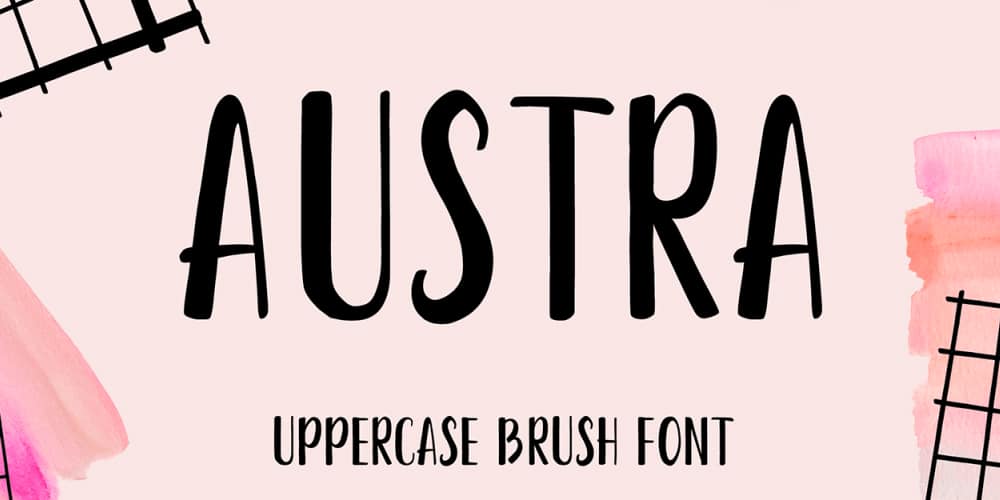 200+ Great Free Fonts for Designers 547 Austra Brush Font