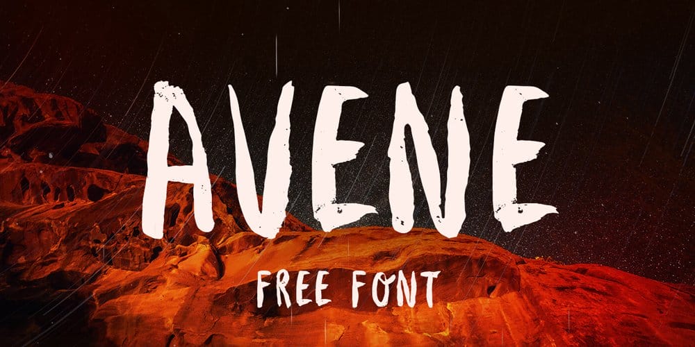 Avene Brush Font