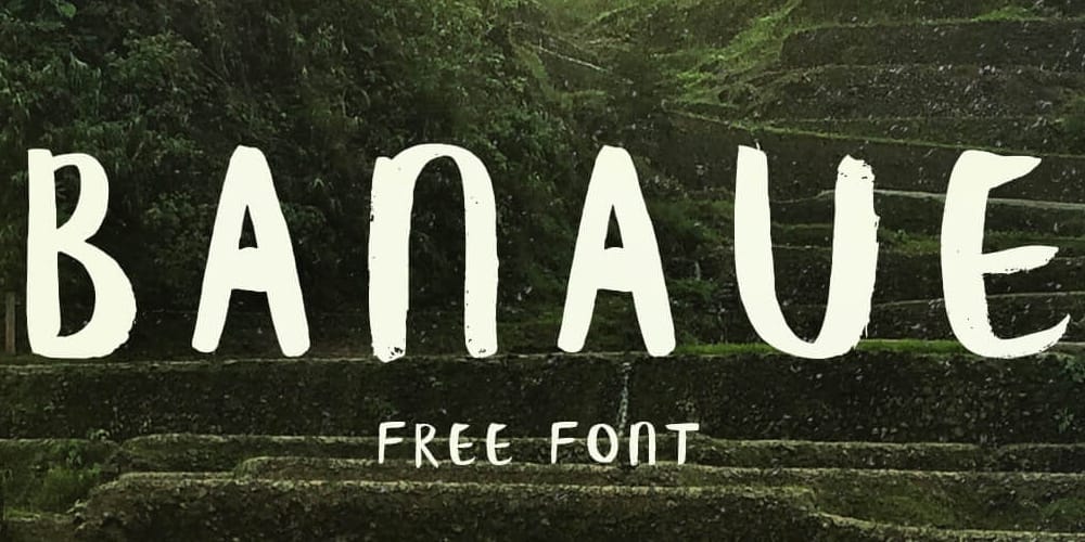200+ Great Free Fonts for Designers 525 Banaue Handwritten Font