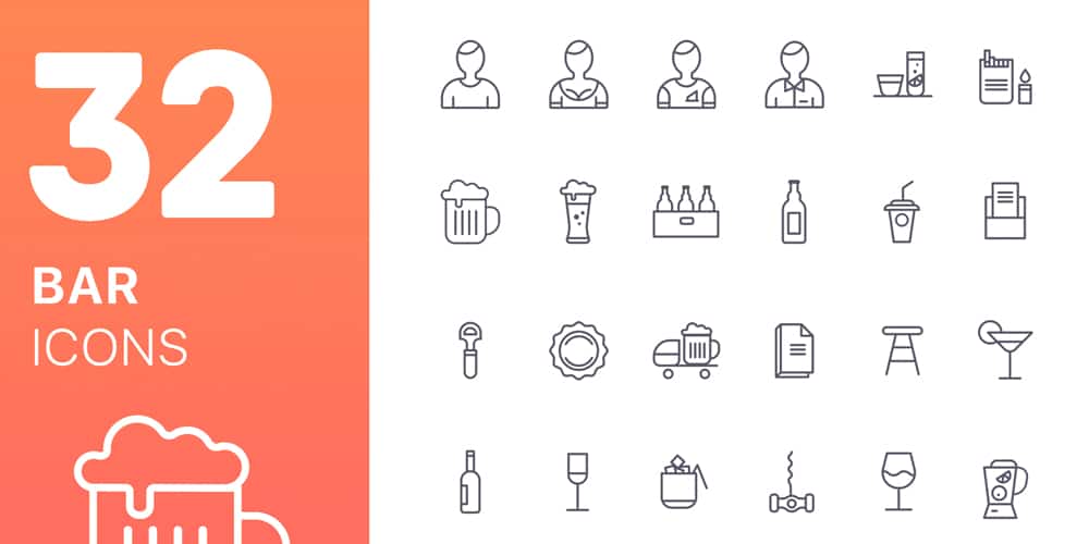 Bar Icons