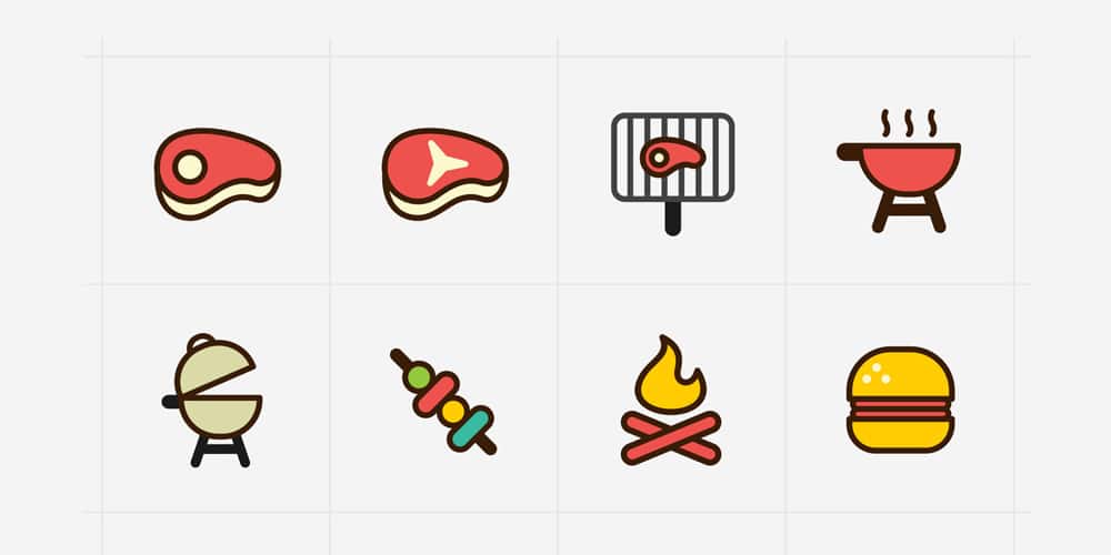 Best Free Icon Sets 2021 149 Barbecue Vector Icons