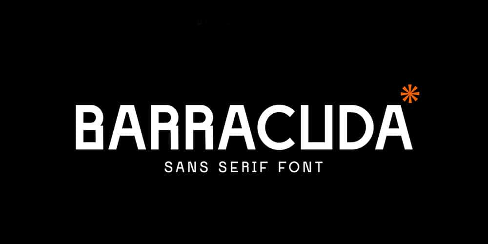 200+ Great Free Fonts for Designers 137 Barracuda Typeface