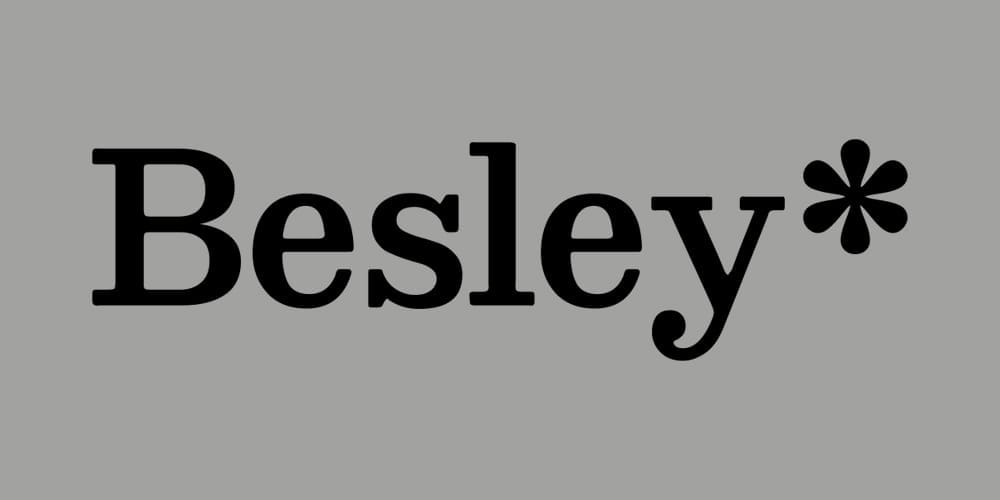200+ Great Free Fonts for Designers 145 Besley