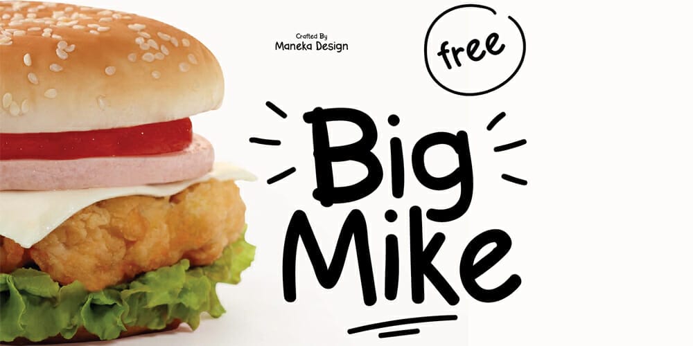 200+ Great Free Fonts for Designers 472 Big Mike