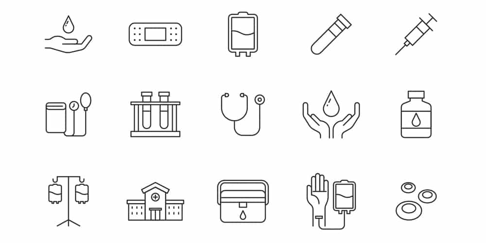 Best Free Icon Sets 2021 278 Blood Donation Vector Icons
