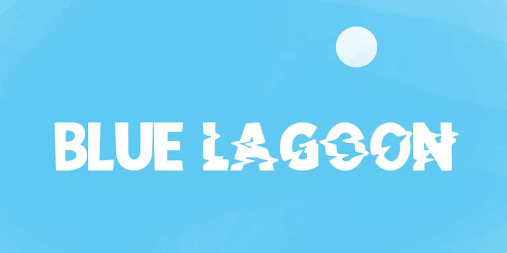 Blue Lagoon Decorative Font