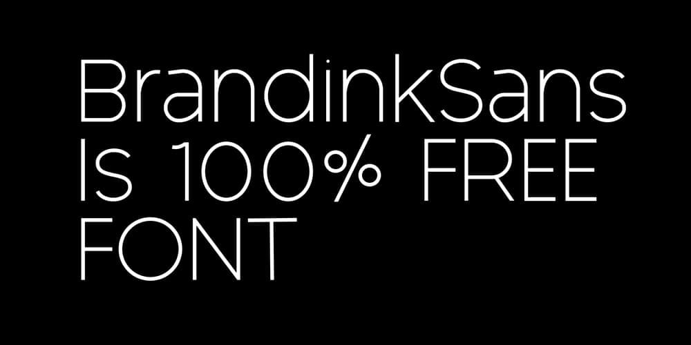 200+ Great Free Fonts for Designers 178 Brandink Sans