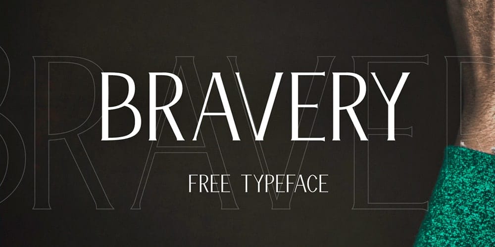 200+ Great Free Fonts for Designers 374 Bravery Font